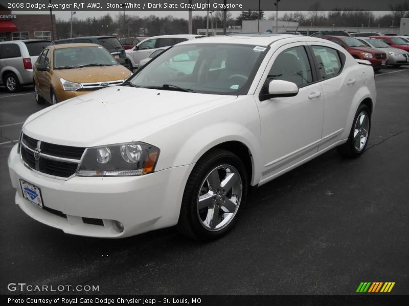 Stone White / Dark Slate Gray/Light Graystone 2008 Dodge Avenger R/T AWD