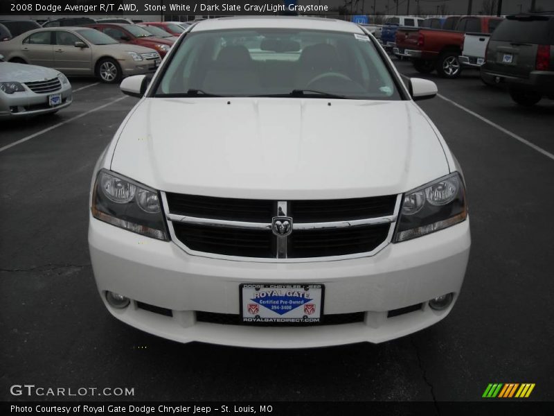 Stone White / Dark Slate Gray/Light Graystone 2008 Dodge Avenger R/T AWD