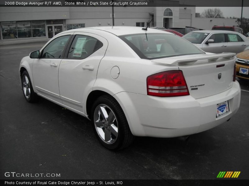 Stone White / Dark Slate Gray/Light Graystone 2008 Dodge Avenger R/T AWD