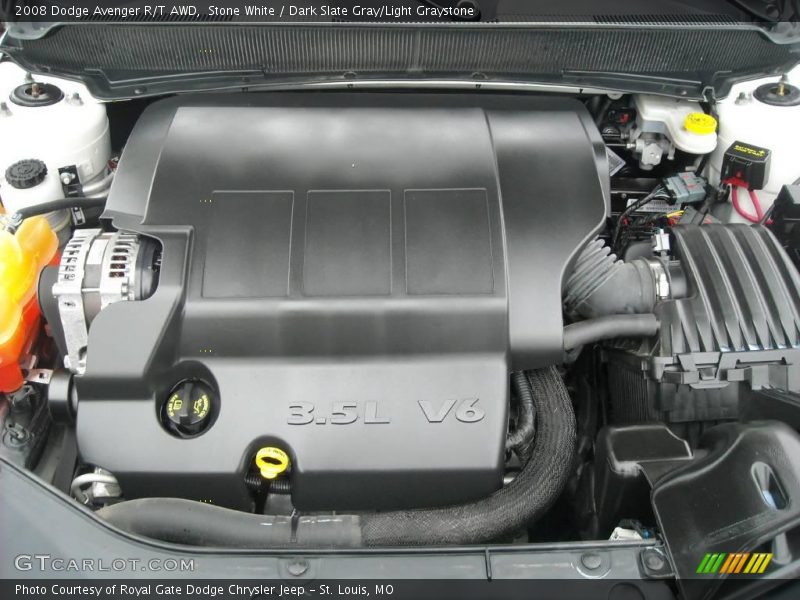 Stone White / Dark Slate Gray/Light Graystone 2008 Dodge Avenger R/T AWD