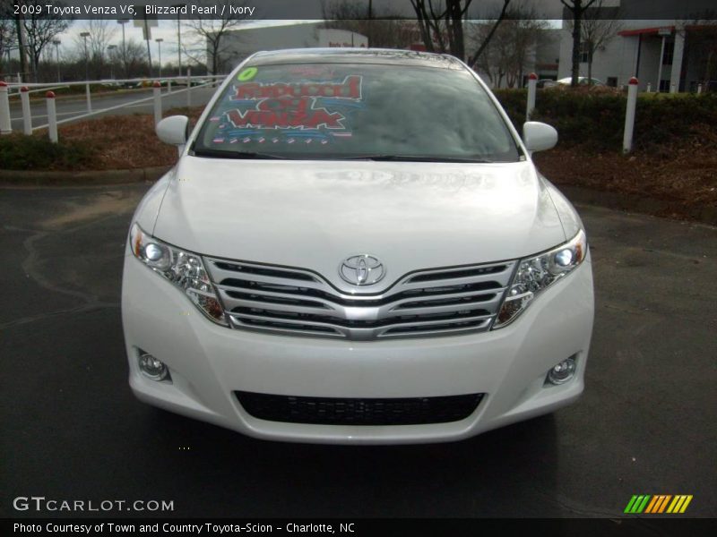 Blizzard Pearl / Ivory 2009 Toyota Venza V6