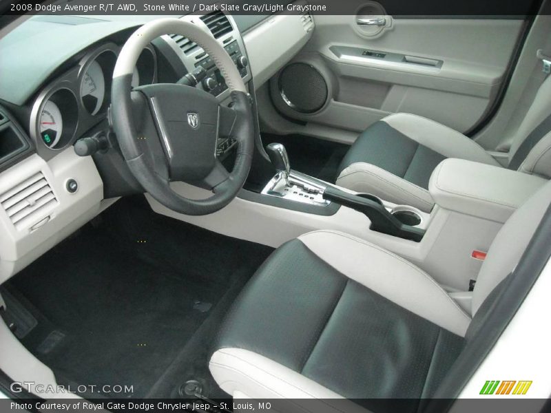 Stone White / Dark Slate Gray/Light Graystone 2008 Dodge Avenger R/T AWD