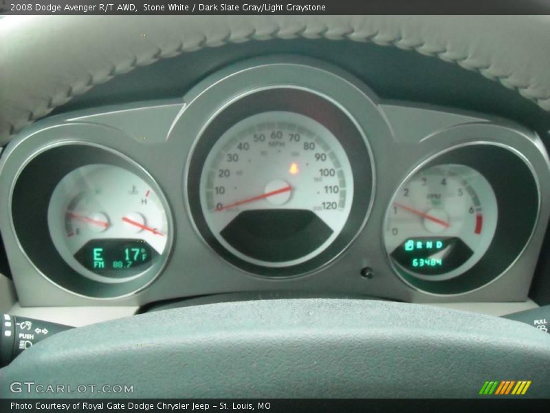 Stone White / Dark Slate Gray/Light Graystone 2008 Dodge Avenger R/T AWD