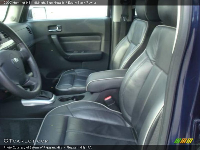 Midnight Blue Metallic / Ebony Black/Pewter 2007 Hummer H3