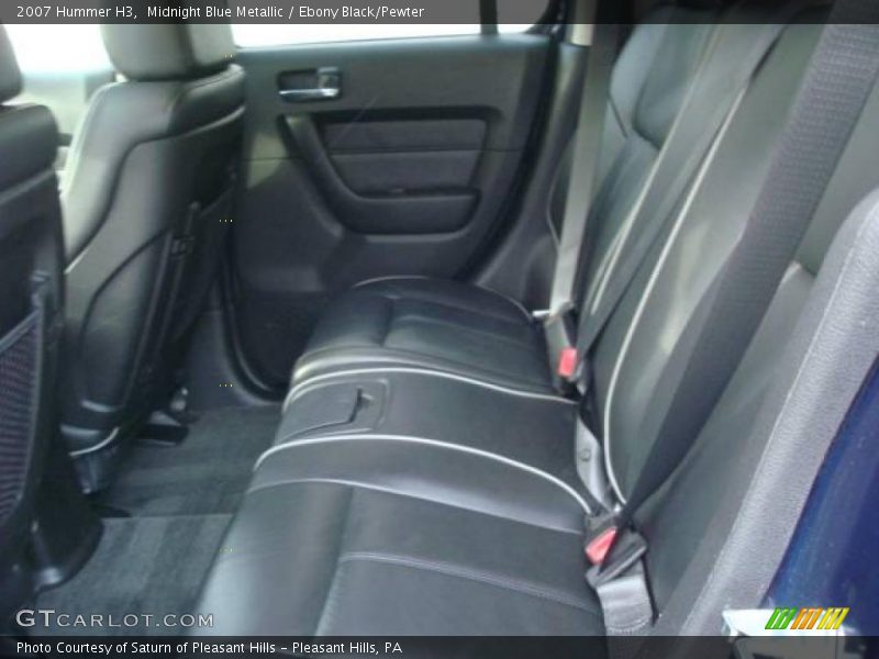 Midnight Blue Metallic / Ebony Black/Pewter 2007 Hummer H3