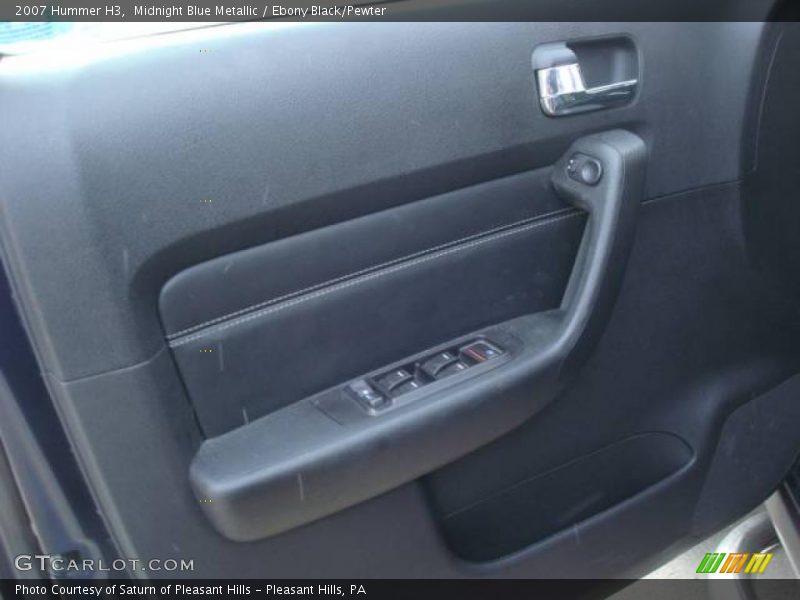 Midnight Blue Metallic / Ebony Black/Pewter 2007 Hummer H3