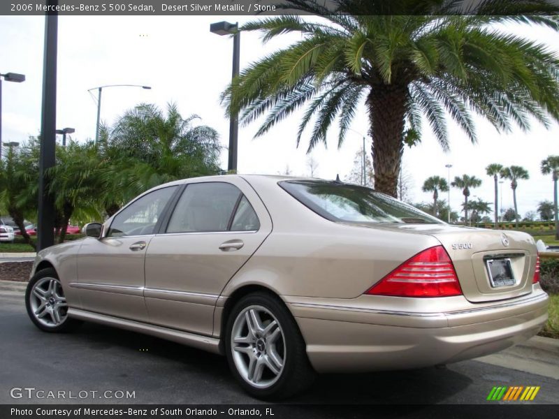 Desert Silver Metallic / Stone 2006 Mercedes-Benz S 500 Sedan