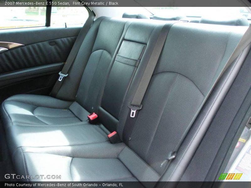 Flint Grey Metallic / Black 2007 Mercedes-Benz E 550 Sedan