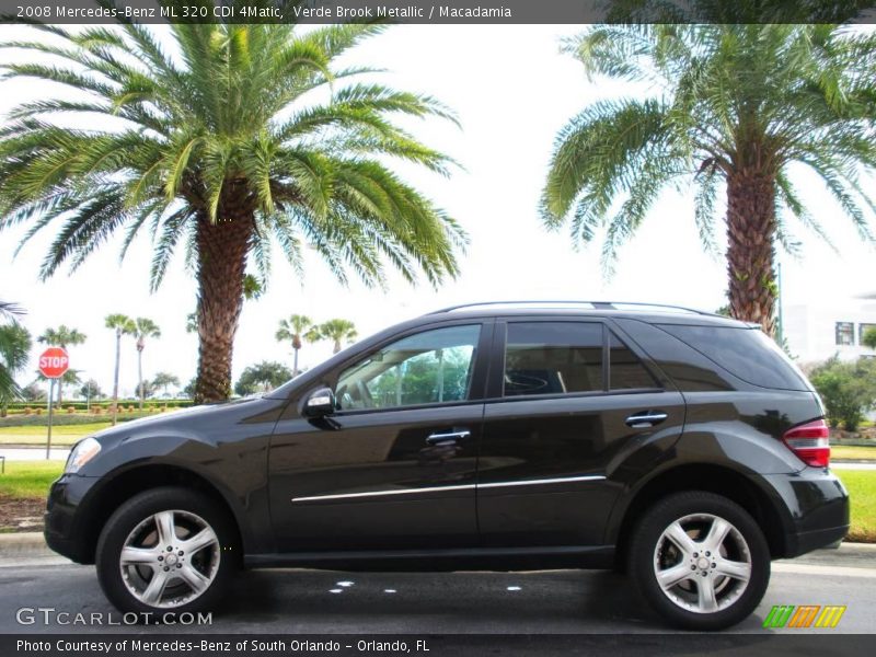 Verde Brook Metallic / Macadamia 2008 Mercedes-Benz ML 320 CDI 4Matic