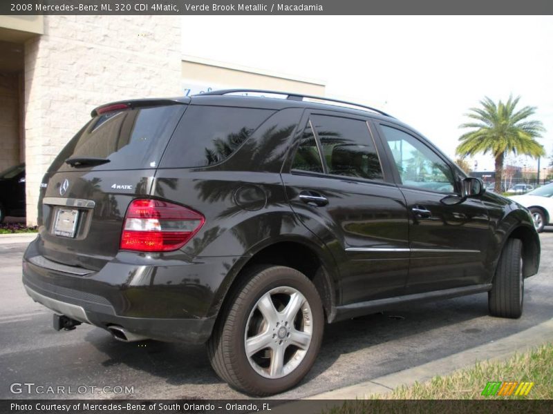 Verde Brook Metallic / Macadamia 2008 Mercedes-Benz ML 320 CDI 4Matic