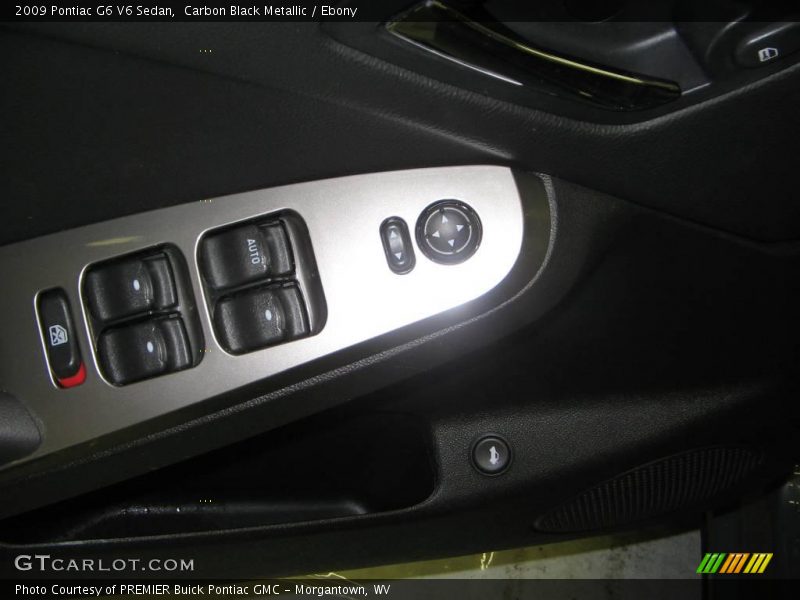 Carbon Black Metallic / Ebony 2009 Pontiac G6 V6 Sedan