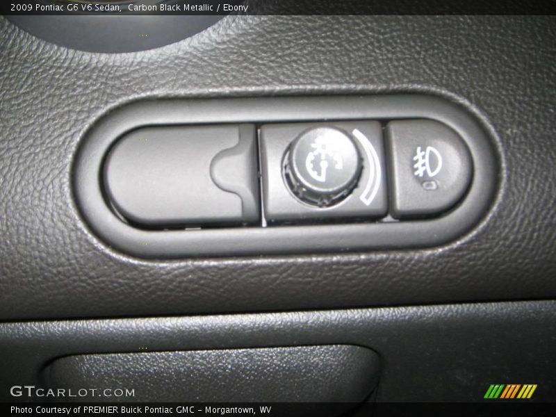Carbon Black Metallic / Ebony 2009 Pontiac G6 V6 Sedan
