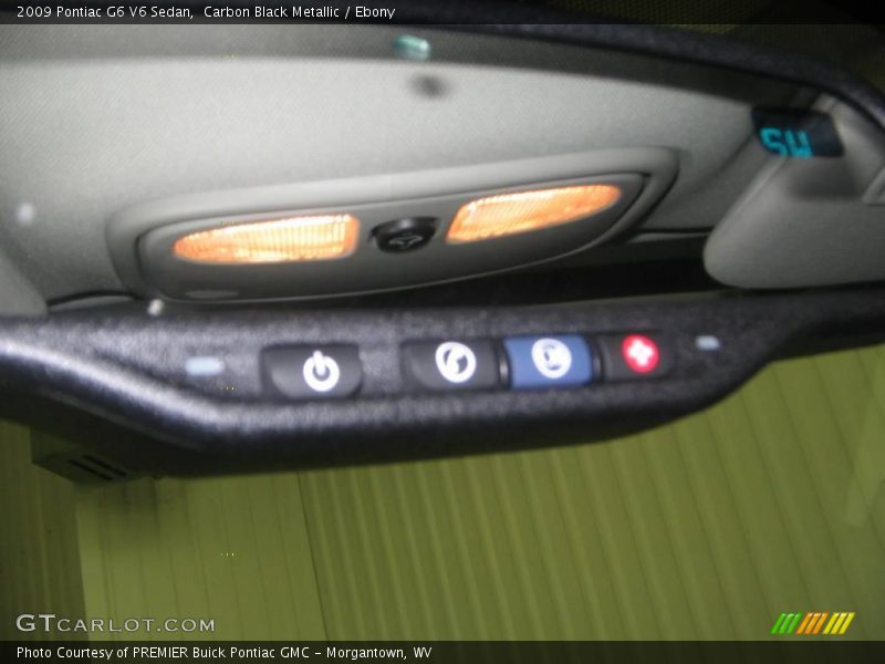Carbon Black Metallic / Ebony 2009 Pontiac G6 V6 Sedan
