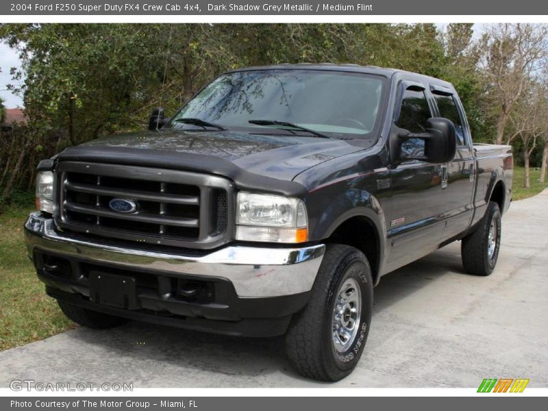 Dark Shadow Grey Metallic / Medium Flint 2004 Ford F250 Super Duty FX4 Crew Cab 4x4
