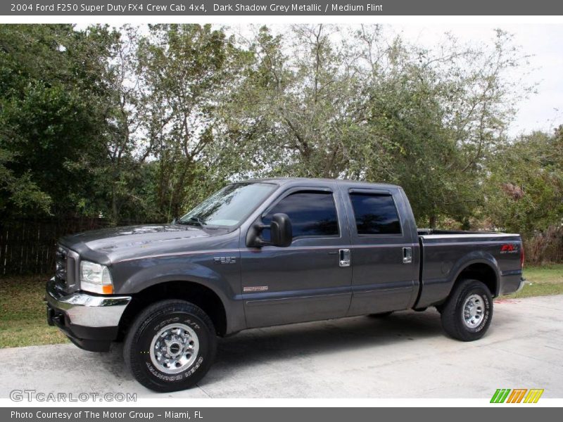 Dark Shadow Grey Metallic / Medium Flint 2004 Ford F250 Super Duty FX4 Crew Cab 4x4