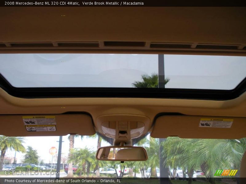 Verde Brook Metallic / Macadamia 2008 Mercedes-Benz ML 320 CDI 4Matic