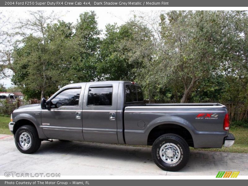Dark Shadow Grey Metallic / Medium Flint 2004 Ford F250 Super Duty FX4 Crew Cab 4x4