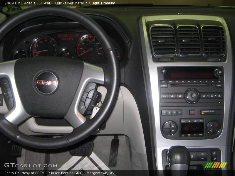 Quicksilver Metallic / Light Titanium 2009 GMC Acadia SLT AWD