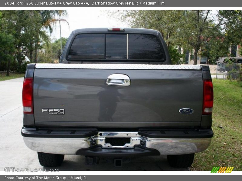 Dark Shadow Grey Metallic / Medium Flint 2004 Ford F250 Super Duty FX4 Crew Cab 4x4