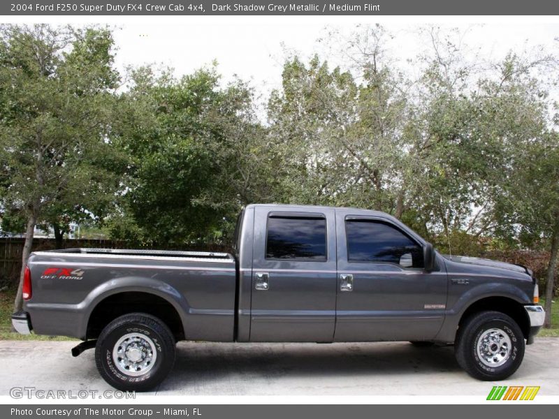 Dark Shadow Grey Metallic / Medium Flint 2004 Ford F250 Super Duty FX4 Crew Cab 4x4