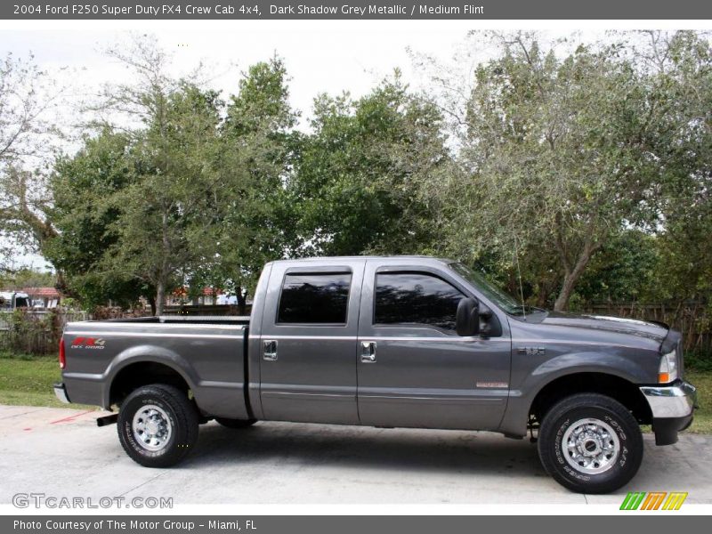 Dark Shadow Grey Metallic / Medium Flint 2004 Ford F250 Super Duty FX4 Crew Cab 4x4