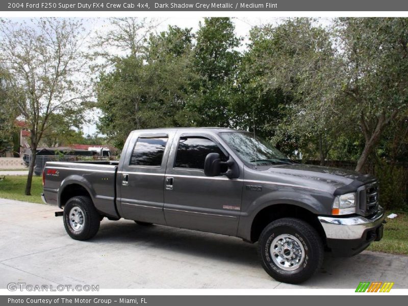 Dark Shadow Grey Metallic / Medium Flint 2004 Ford F250 Super Duty FX4 Crew Cab 4x4