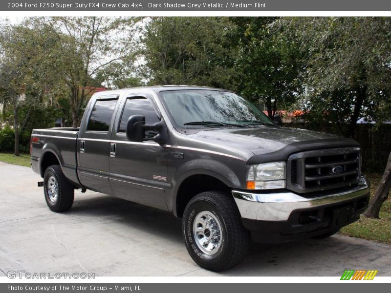 Dark Shadow Grey Metallic / Medium Flint 2004 Ford F250 Super Duty FX4 Crew Cab 4x4