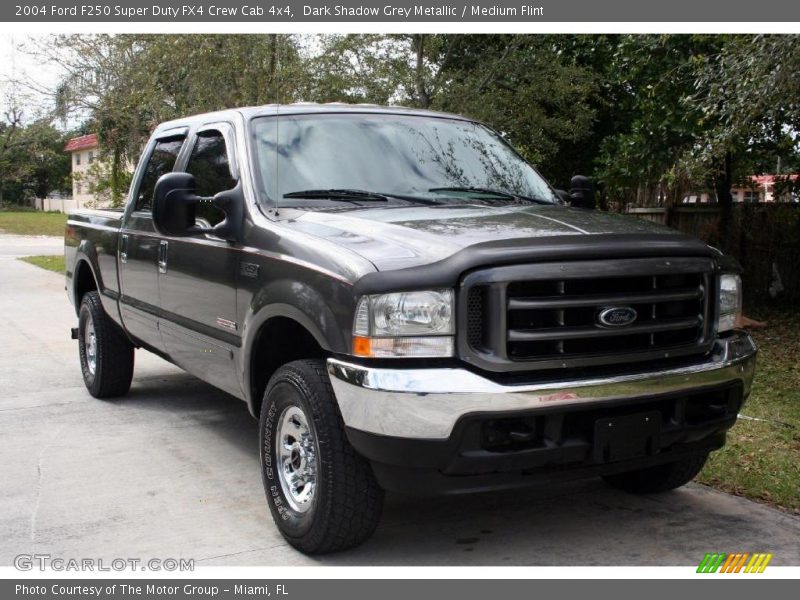 Dark Shadow Grey Metallic / Medium Flint 2004 Ford F250 Super Duty FX4 Crew Cab 4x4