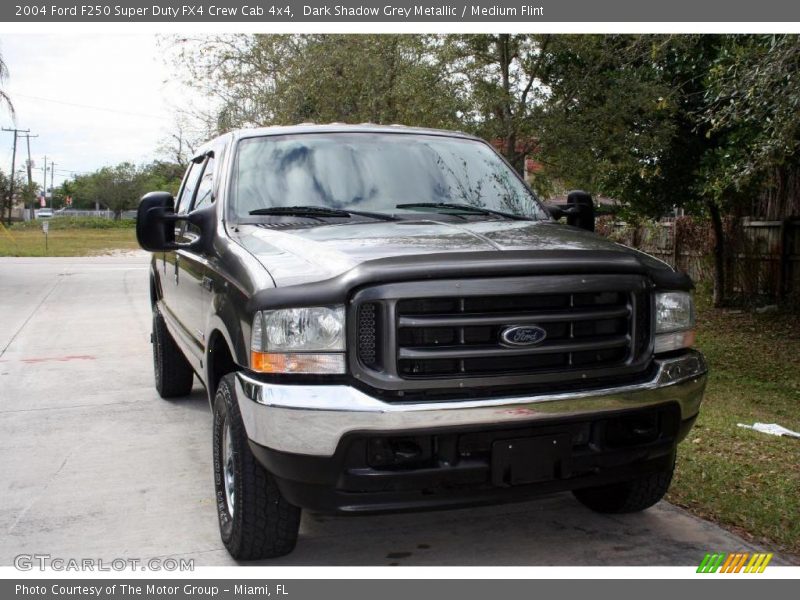 Dark Shadow Grey Metallic / Medium Flint 2004 Ford F250 Super Duty FX4 Crew Cab 4x4