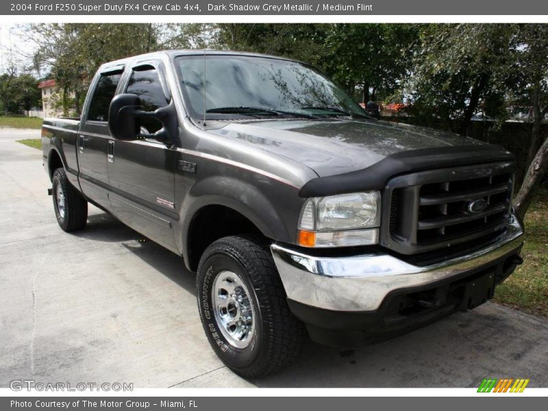 Dark Shadow Grey Metallic / Medium Flint 2004 Ford F250 Super Duty FX4 Crew Cab 4x4