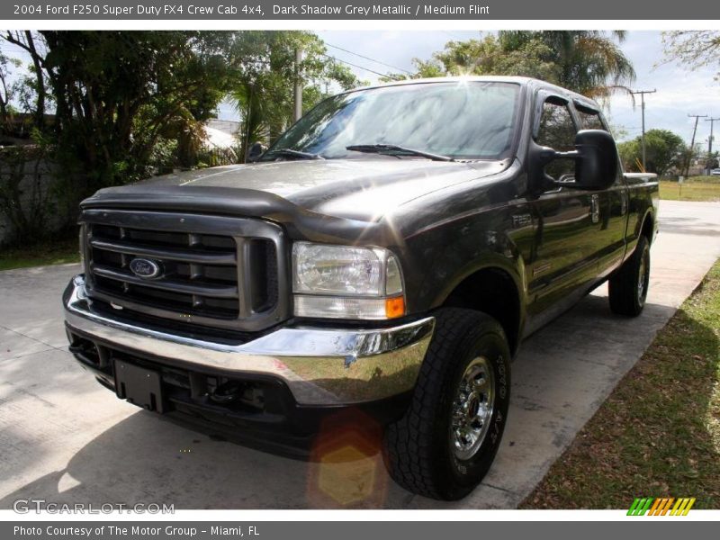 Dark Shadow Grey Metallic / Medium Flint 2004 Ford F250 Super Duty FX4 Crew Cab 4x4