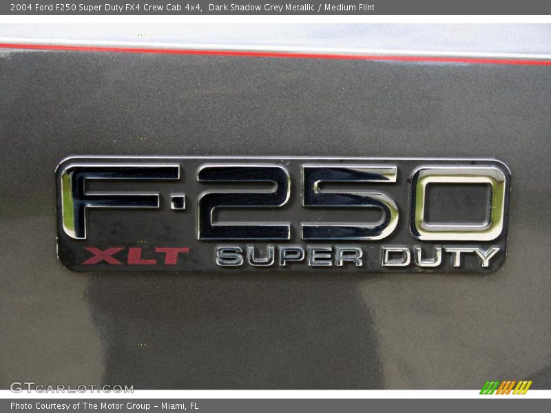Dark Shadow Grey Metallic / Medium Flint 2004 Ford F250 Super Duty FX4 Crew Cab 4x4