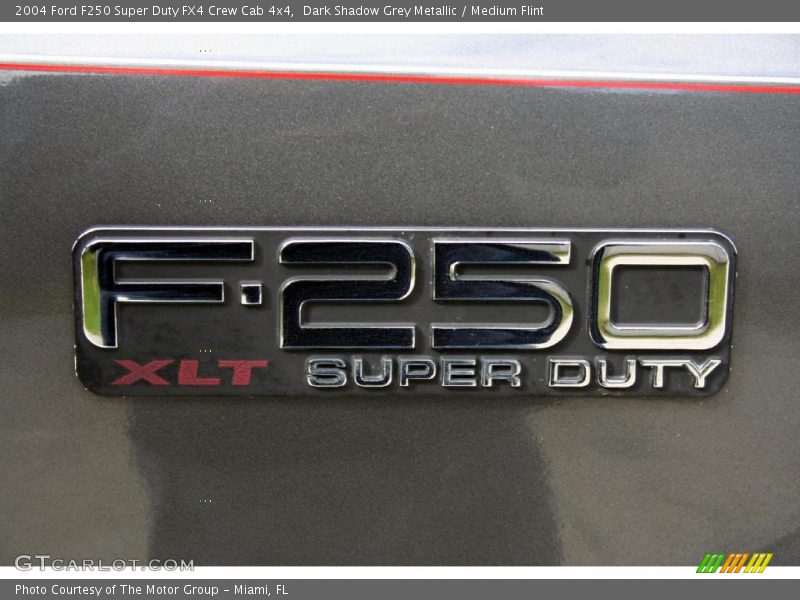 Dark Shadow Grey Metallic / Medium Flint 2004 Ford F250 Super Duty FX4 Crew Cab 4x4