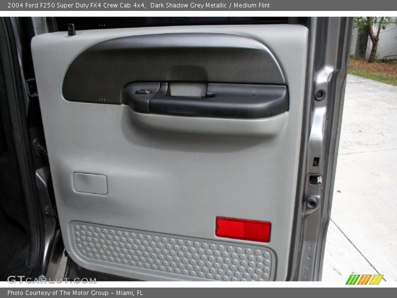 Dark Shadow Grey Metallic / Medium Flint 2004 Ford F250 Super Duty FX4 Crew Cab 4x4