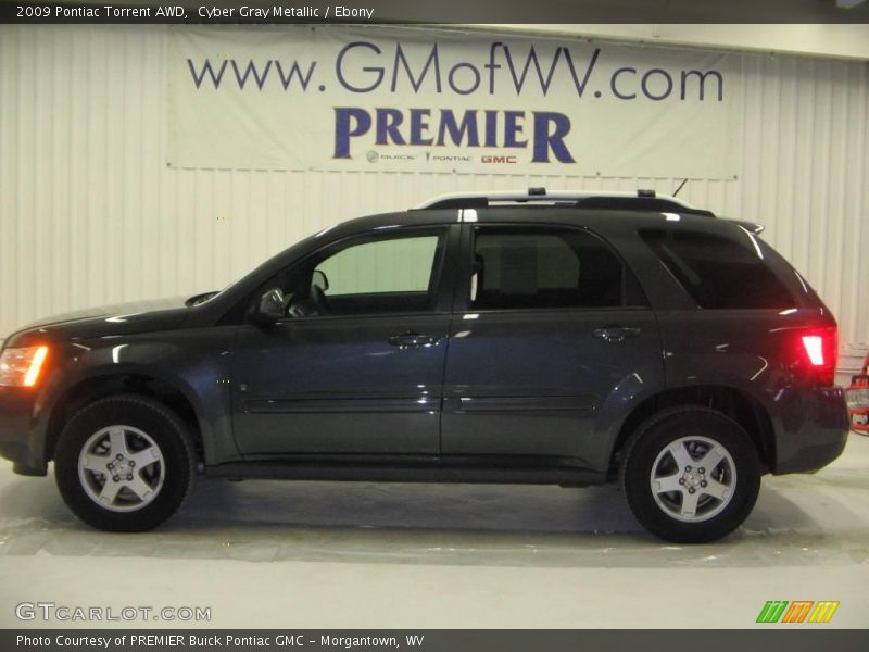 Cyber Gray Metallic / Ebony 2009 Pontiac Torrent AWD