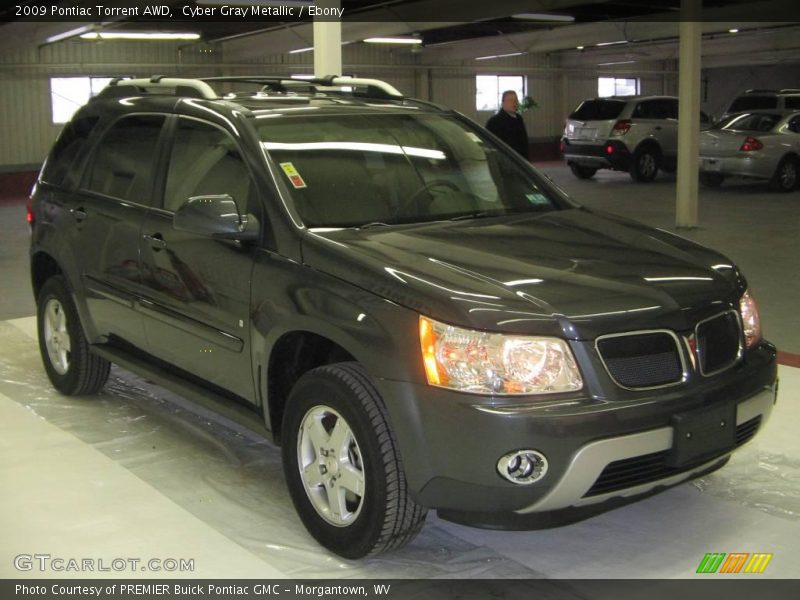 Cyber Gray Metallic / Ebony 2009 Pontiac Torrent AWD