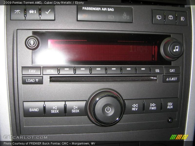 Cyber Gray Metallic / Ebony 2009 Pontiac Torrent AWD