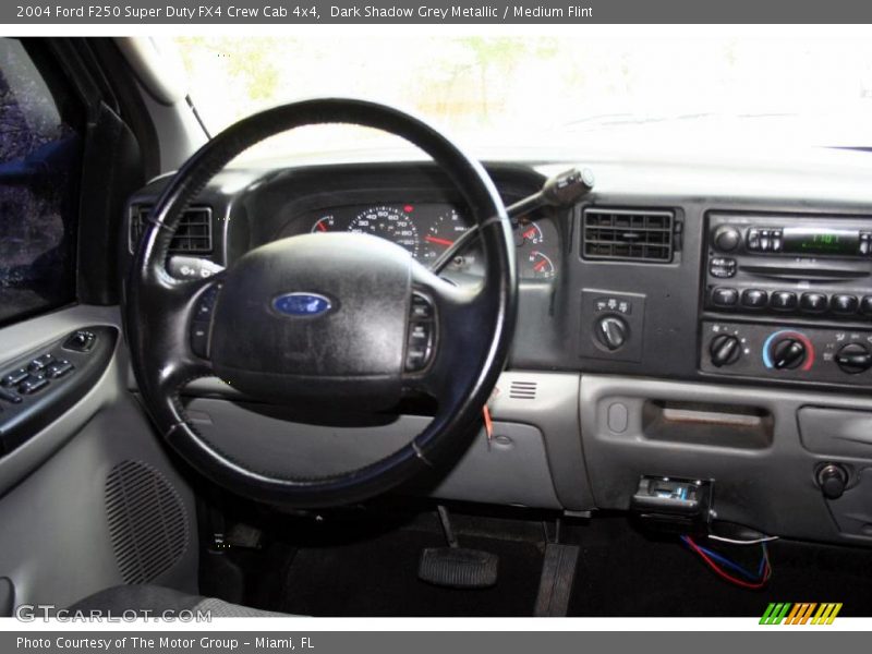 Dark Shadow Grey Metallic / Medium Flint 2004 Ford F250 Super Duty FX4 Crew Cab 4x4