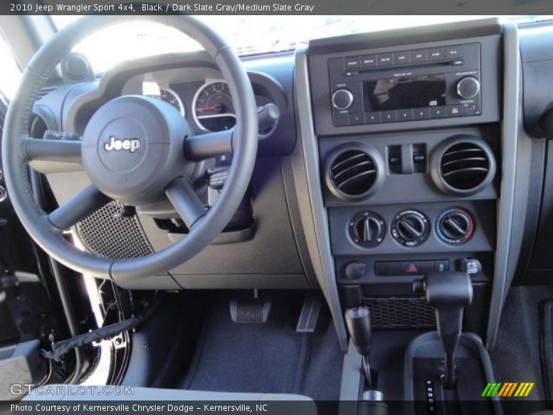 Black / Dark Slate Gray/Medium Slate Gray 2010 Jeep Wrangler Sport 4x4