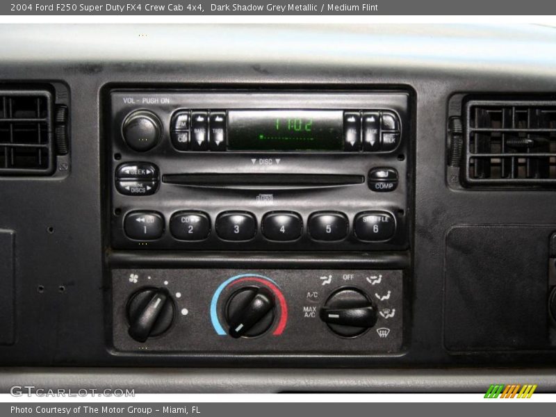 Dark Shadow Grey Metallic / Medium Flint 2004 Ford F250 Super Duty FX4 Crew Cab 4x4