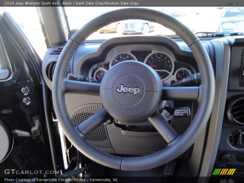 Black / Dark Slate Gray/Medium Slate Gray 2010 Jeep Wrangler Sport 4x4