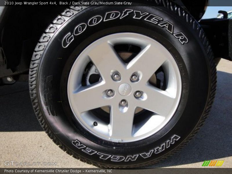 Black / Dark Slate Gray/Medium Slate Gray 2010 Jeep Wrangler Sport 4x4