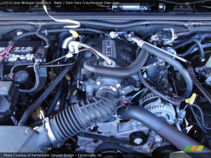 Black / Dark Slate Gray/Medium Slate Gray 2010 Jeep Wrangler Sport 4x4