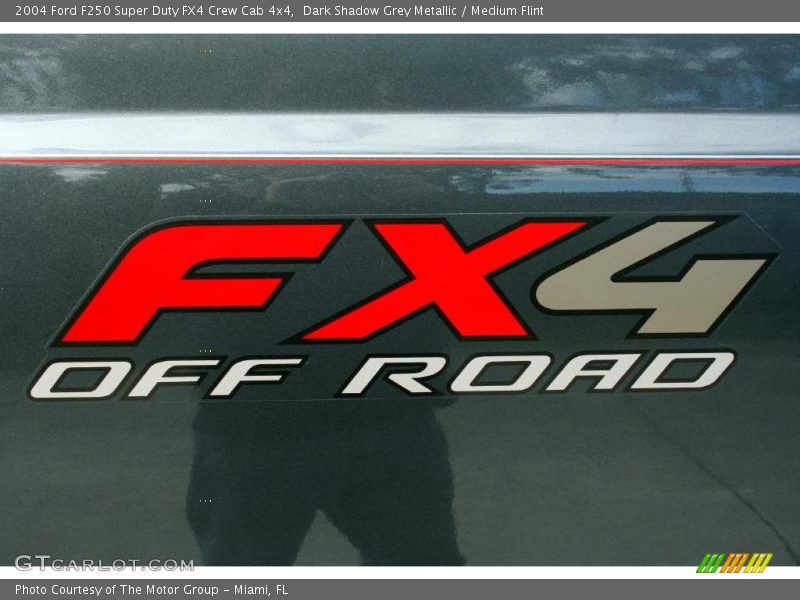 Dark Shadow Grey Metallic / Medium Flint 2004 Ford F250 Super Duty FX4 Crew Cab 4x4