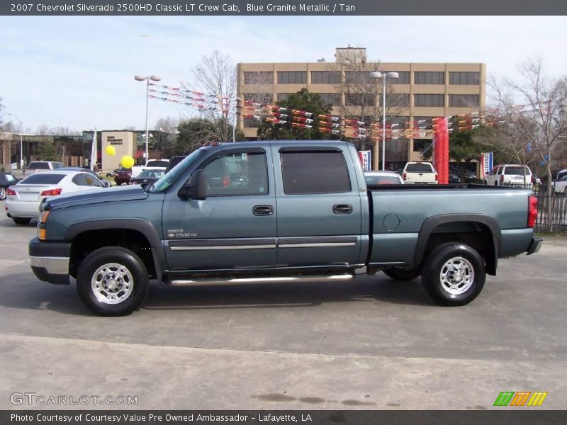 Blue Granite Metallic / Tan 2007 Chevrolet Silverado 2500HD Classic LT Crew Cab
