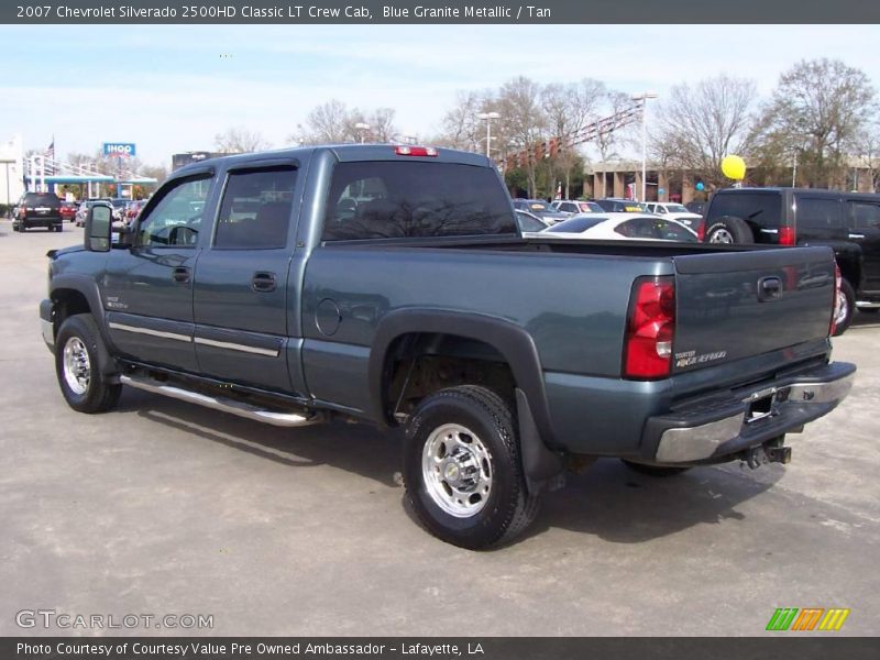 Blue Granite Metallic / Tan 2007 Chevrolet Silverado 2500HD Classic LT Crew Cab
