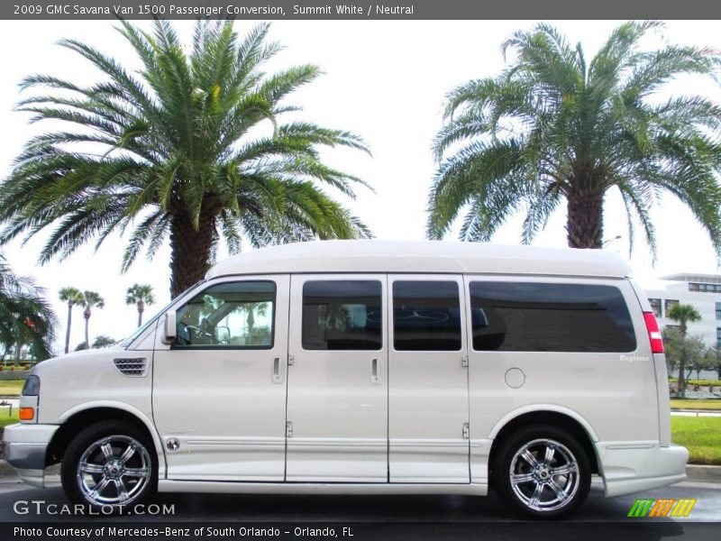 Summit White / Neutral 2009 GMC Savana Van 1500 Passenger Conversion
