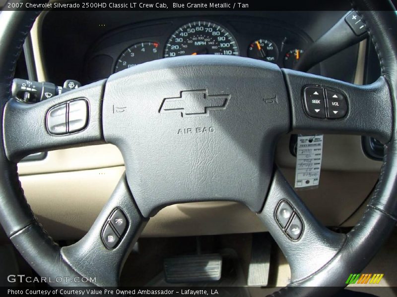 Blue Granite Metallic / Tan 2007 Chevrolet Silverado 2500HD Classic LT Crew Cab