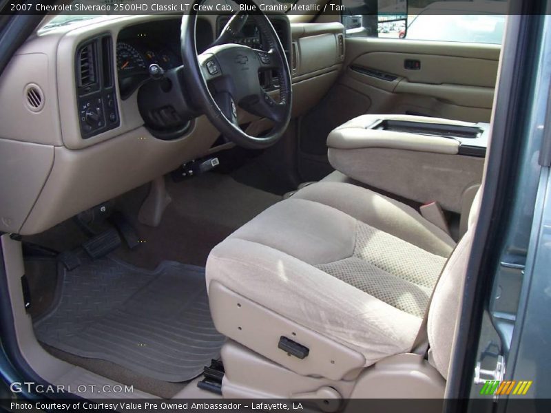 Blue Granite Metallic / Tan 2007 Chevrolet Silverado 2500HD Classic LT Crew Cab