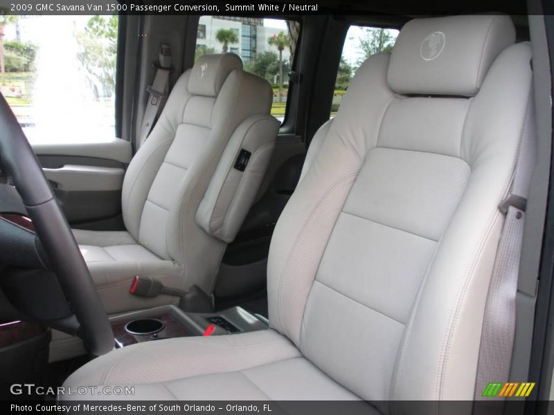 Summit White / Neutral 2009 GMC Savana Van 1500 Passenger Conversion